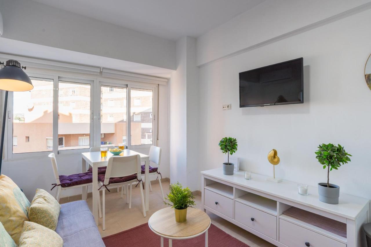 Mp6-Cathedral Views Apt Right On The Beach Apartment Malaga Ngoại thất bức ảnh